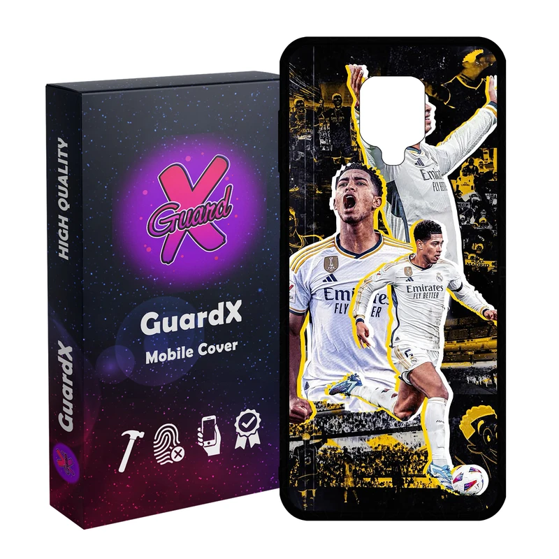 کاور گارد ایکس طرح جود بلینگام مدل Glass10816 مناسب برای گوشی موبایل شیائومی Redmi Note9 Pro/Note 9 Pro Max/Redmi Note 9S/MI Poco M2 Pro