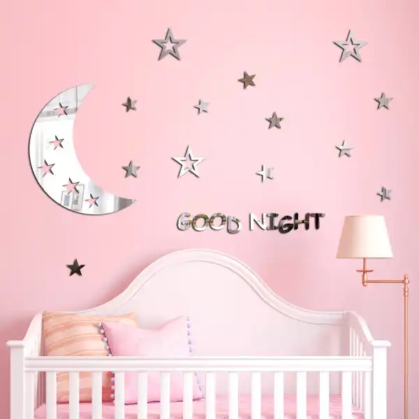 آینه آماتیس مدل ماه و ستاره