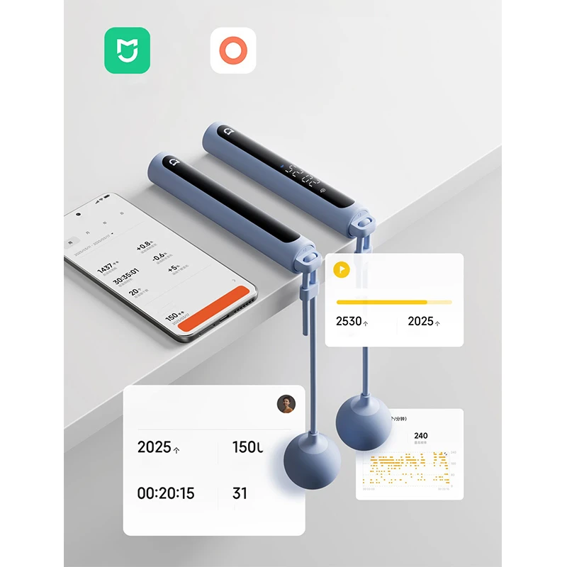عکس شماره 3 : طناب ورزشی 2.5 متری میجیا مدل mjts02ym