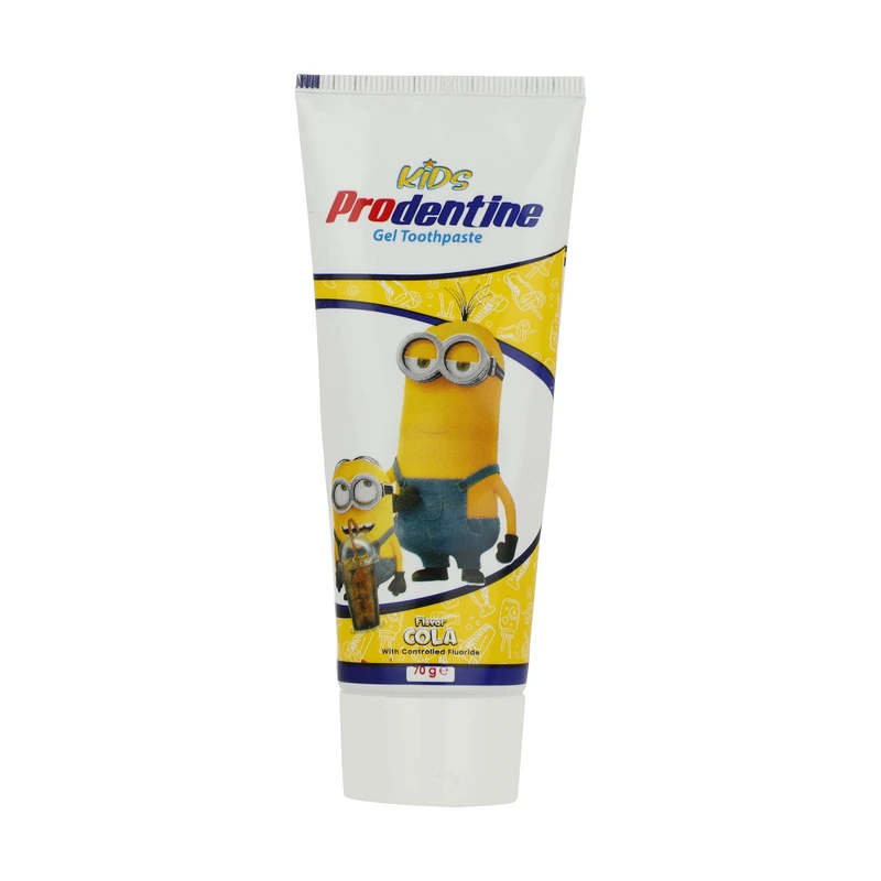 خمیر دندان ژله‌ای کودک پرودنتین مدل نوشابه طرح Minions وزن 70 گرم 