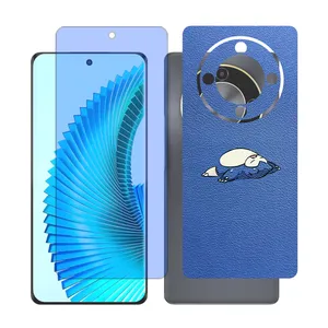Glass together model anti blue screen protector suitable for Honor X9b mobile phone with back cover sticker