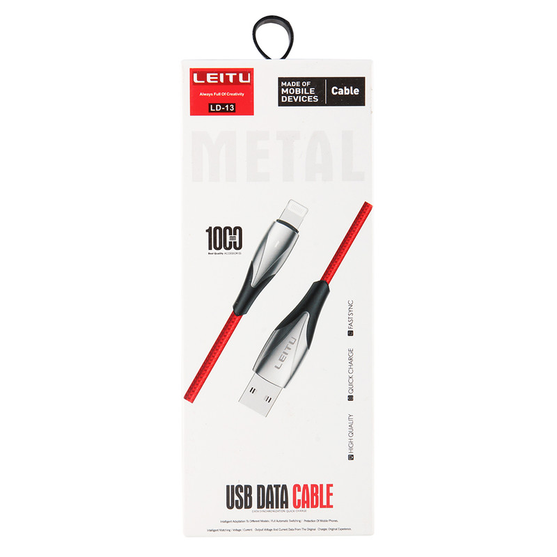 کابل تبدیل USB به MicroUSB لیتو مدل LD-13 طول 1 متر