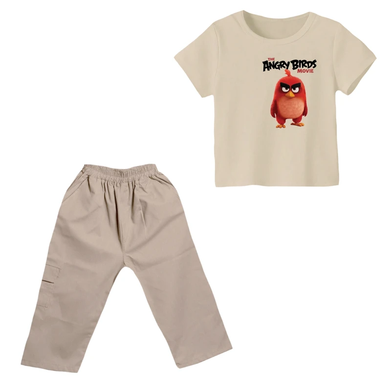 ست تی شرت و شلوارک پسرانه مدل انگری بردز