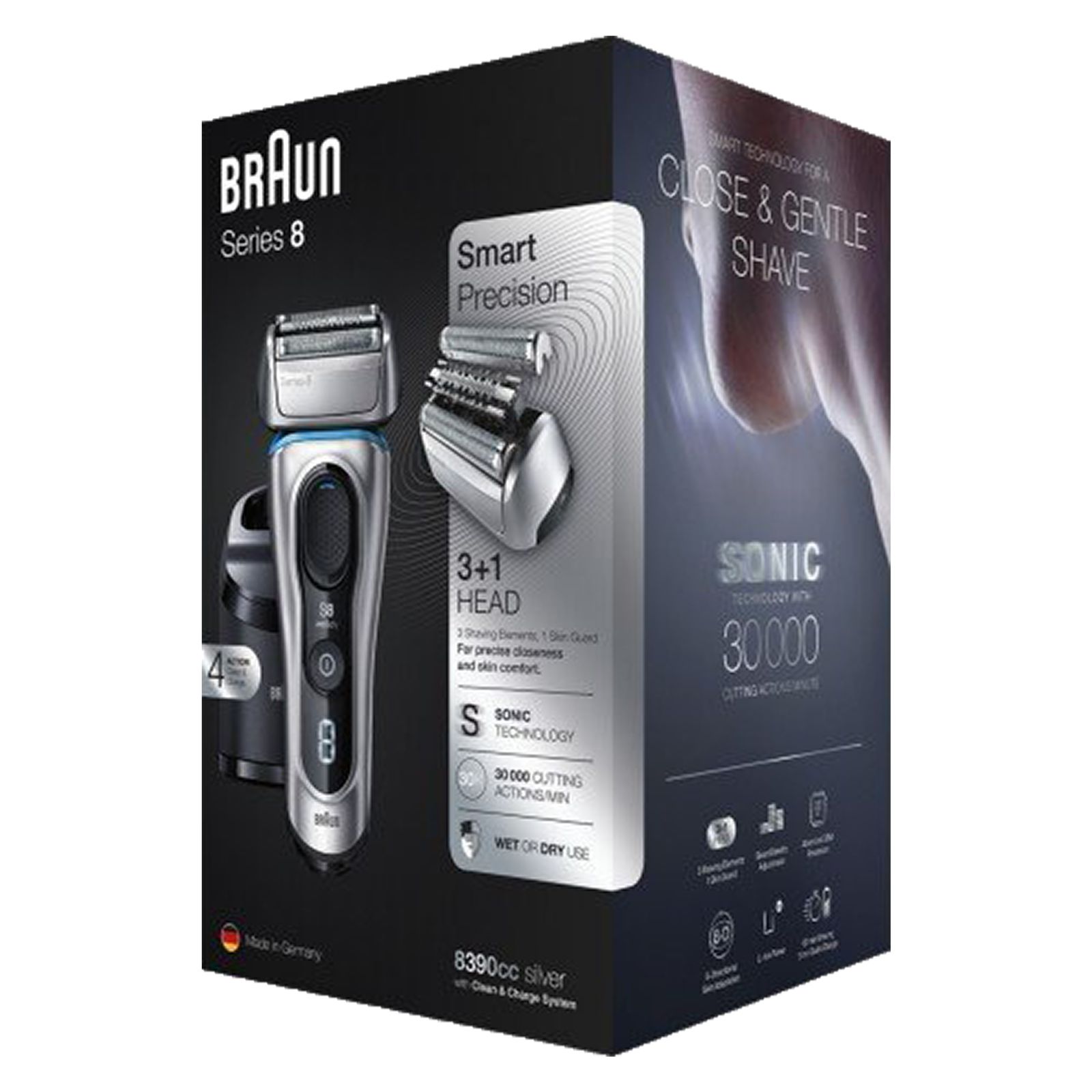 ماشین اصلاح موی صورت براون مدل 8390 cc -  - 5