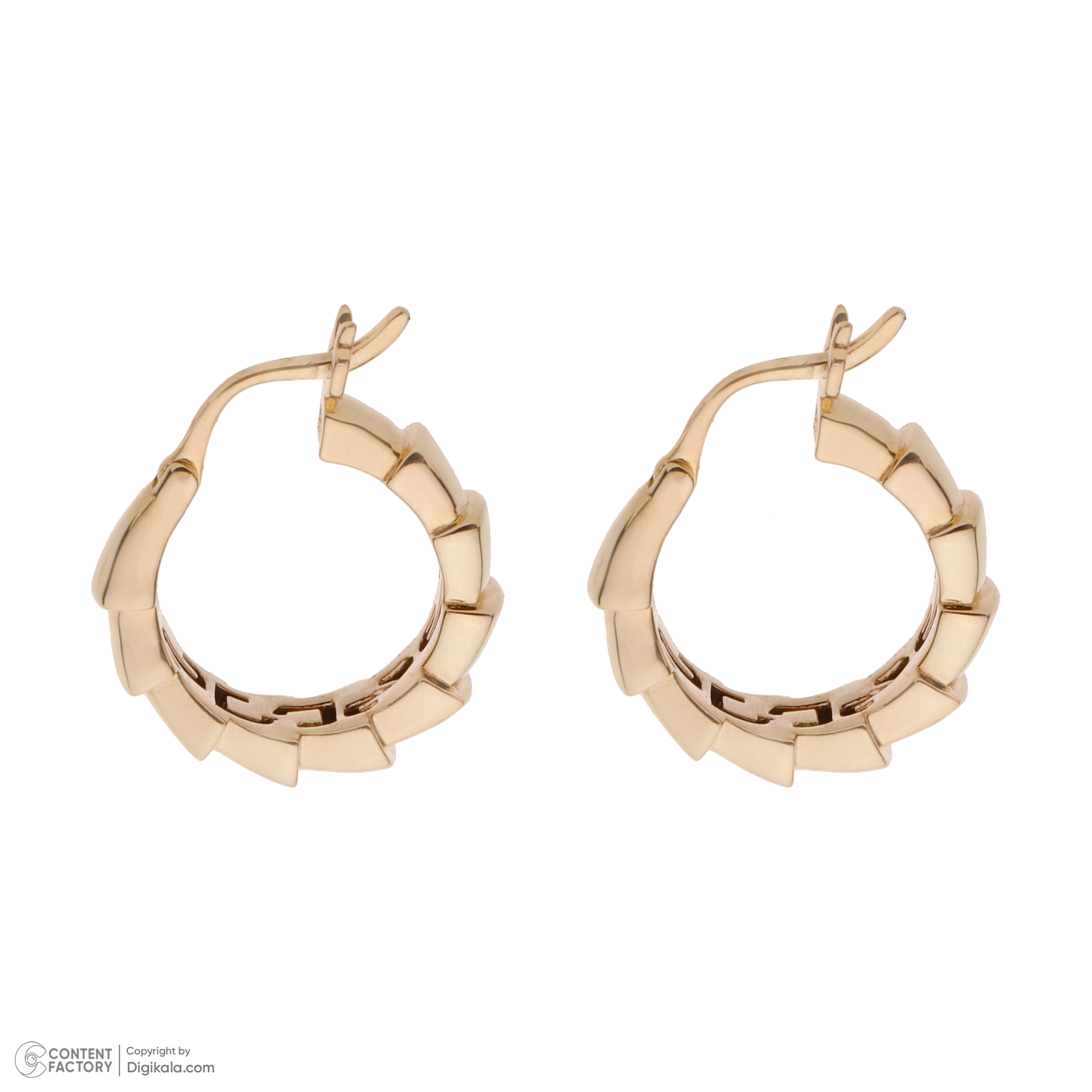 گوشواره طلا 18 عیار زنانه تاج مدل 1014