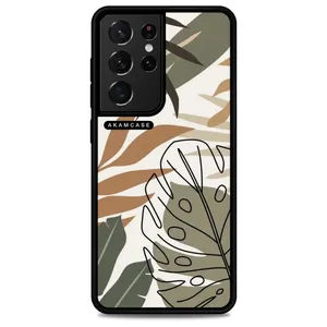 AKAM AMCWSGS21U-LEAVES6 Cover For Samsung Galaxy S21 Ultra