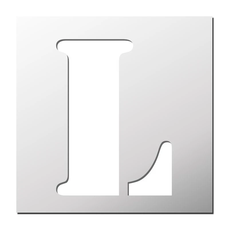   شابلون دکو رستا مدل حروف انگلیسی L کد S416