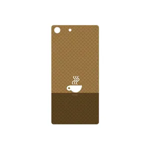 MAHOOT Minimal Cup of Coffee Icon Cover Sticker for Sony Xperia M5