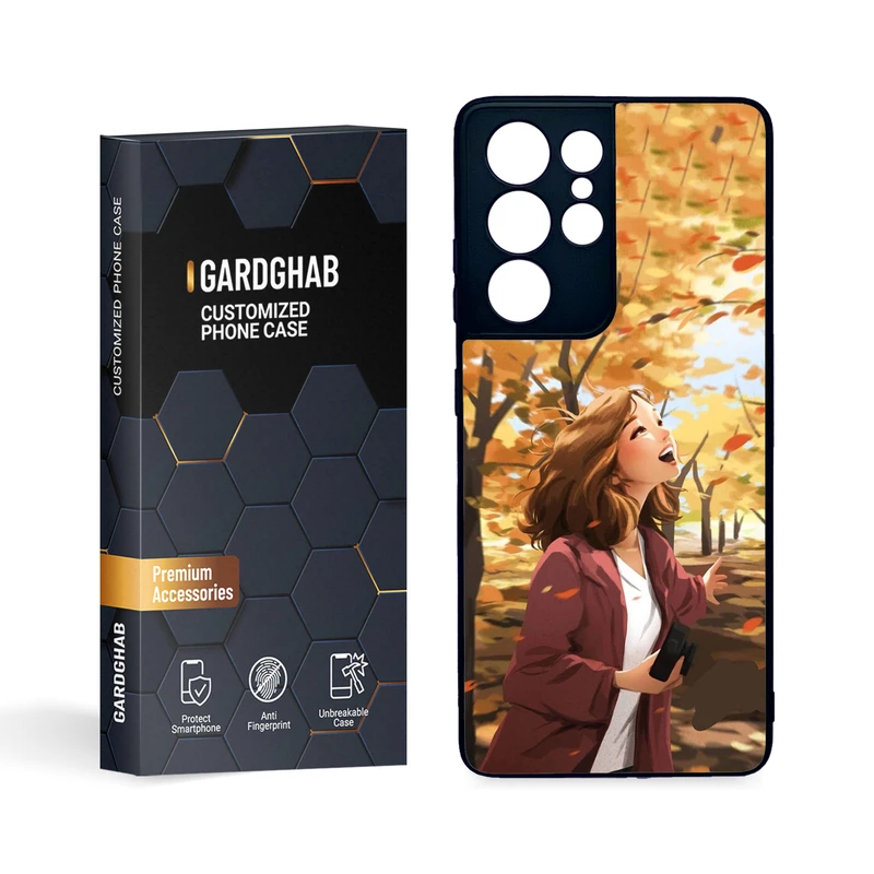  کاور گارد قاب مدل دخترانه مناسب برای گوشی موبایل سامسونگ Galaxy S21 Ultra / S30 Ultra