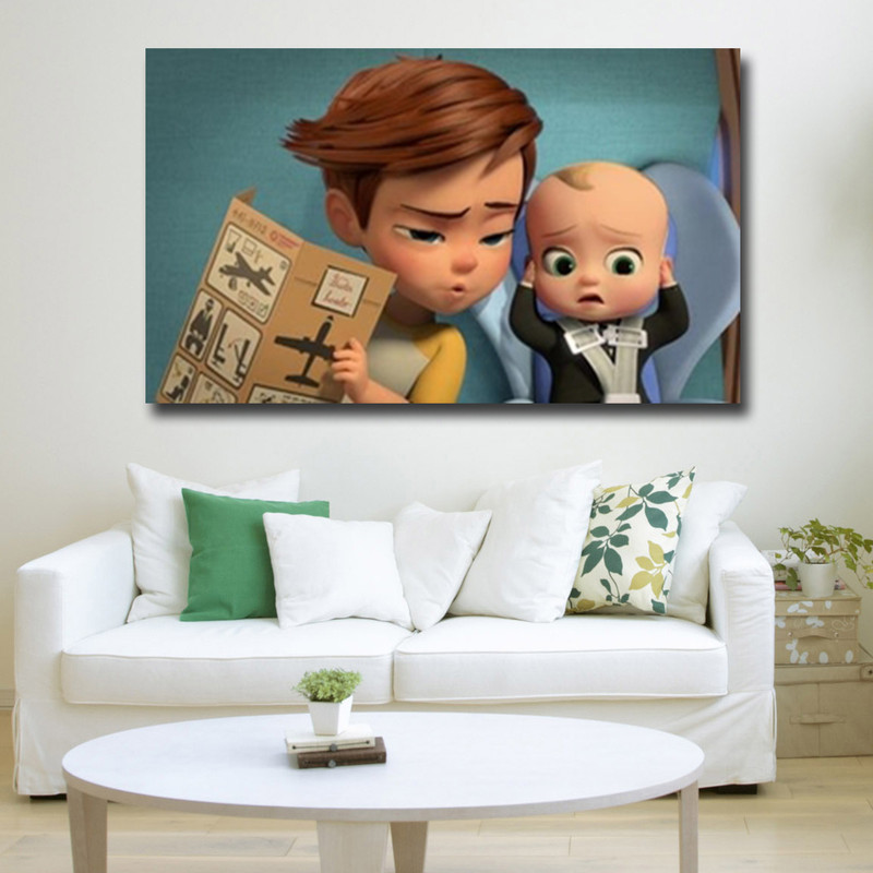  تابلو کودک و نوزاد مدل بچه رئیس کد 2