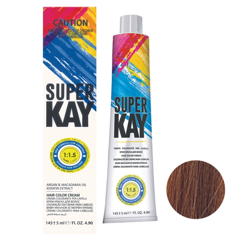  رنگ مو سوپرکی شماره 7.3 حجم 145 میلی لیتر رنگ بلوند طلایی