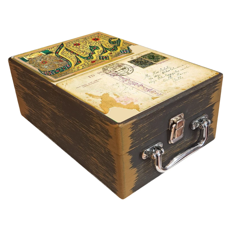 جعبه هدیه دست‌ساز مدل نوروز ایرانی کد WS0050