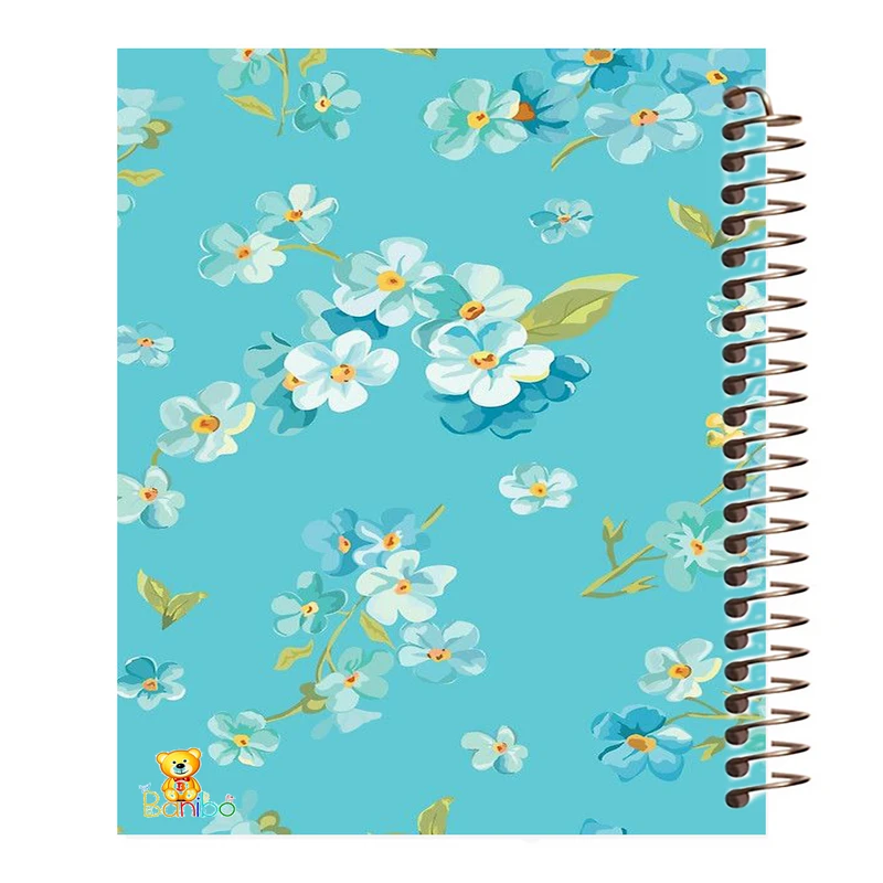 دفتر مشق 100 برگ بانیبو طرح گل کد 372