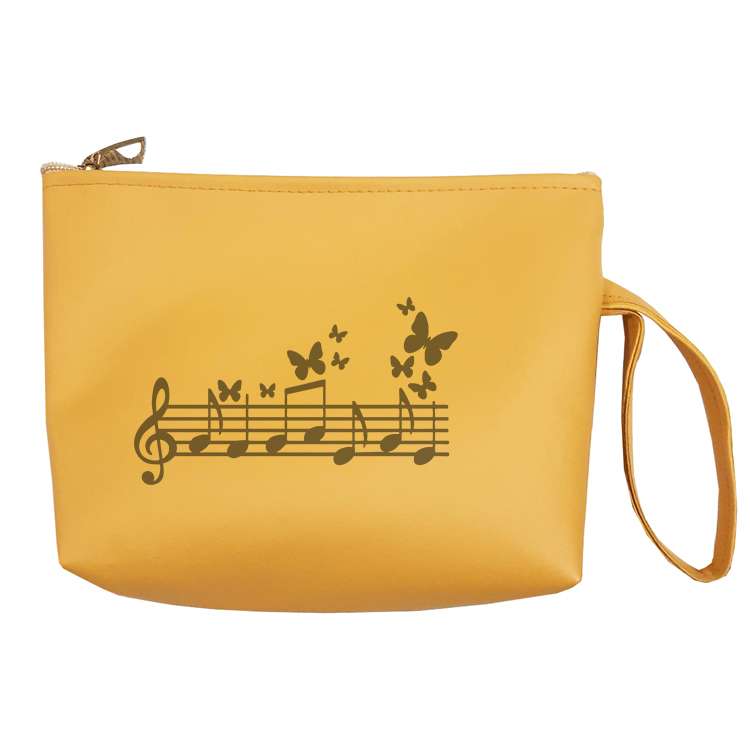 کیف لوازم آرایش زنانه مدل نت موسیقی 5663