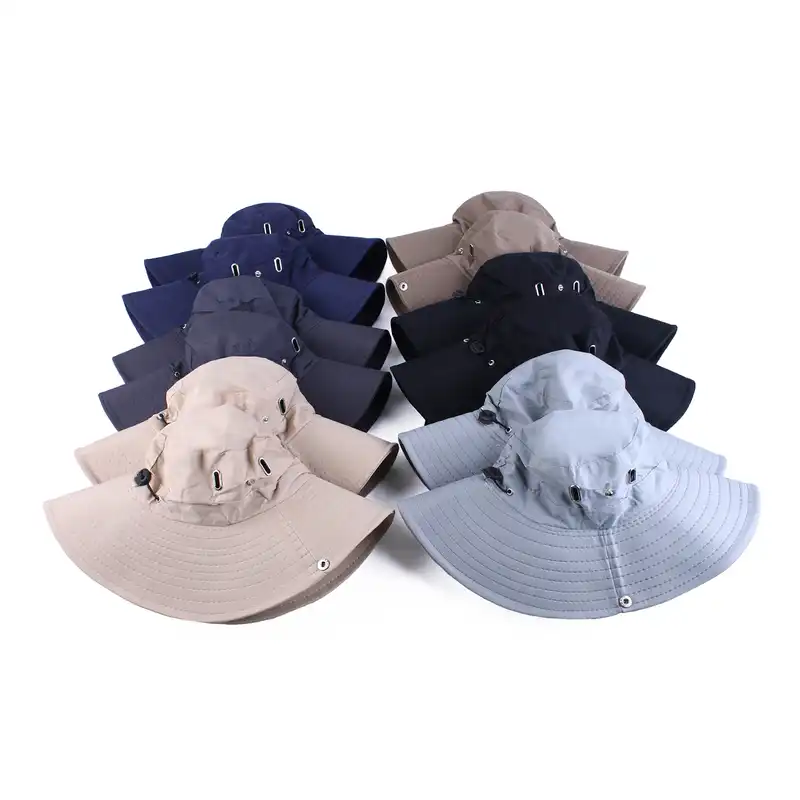 کلاه آفتابگیر مدل کابوی لبه بلند