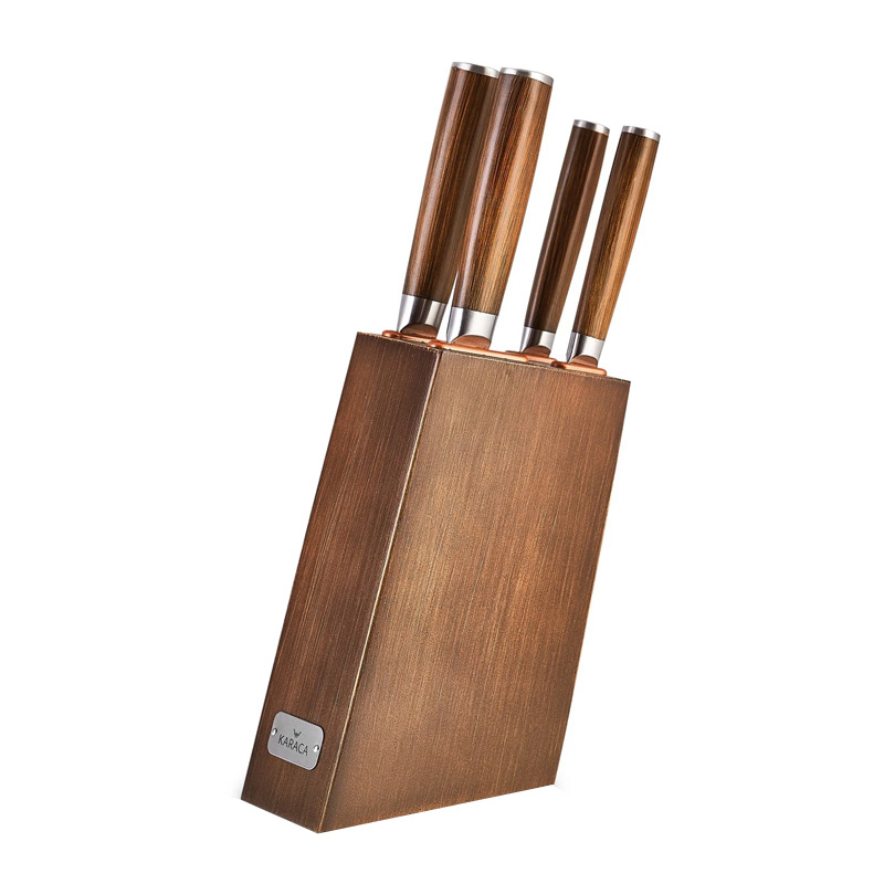 سرویس چاقو آشپزخانه 5 پارچه کاراجا مدل Hardwood کد 153.03.06.1301