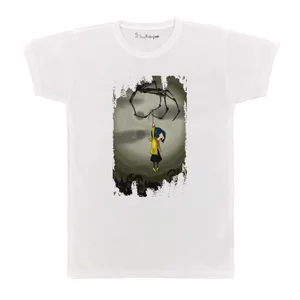 تی شرت بچگانه پرمانه طرح کورالین کد pmt.4779