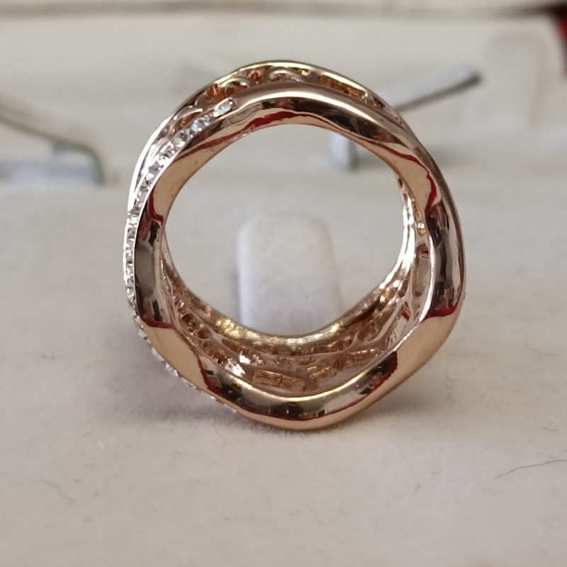 انگشتر زنانه مدل فانتزی نگین دار