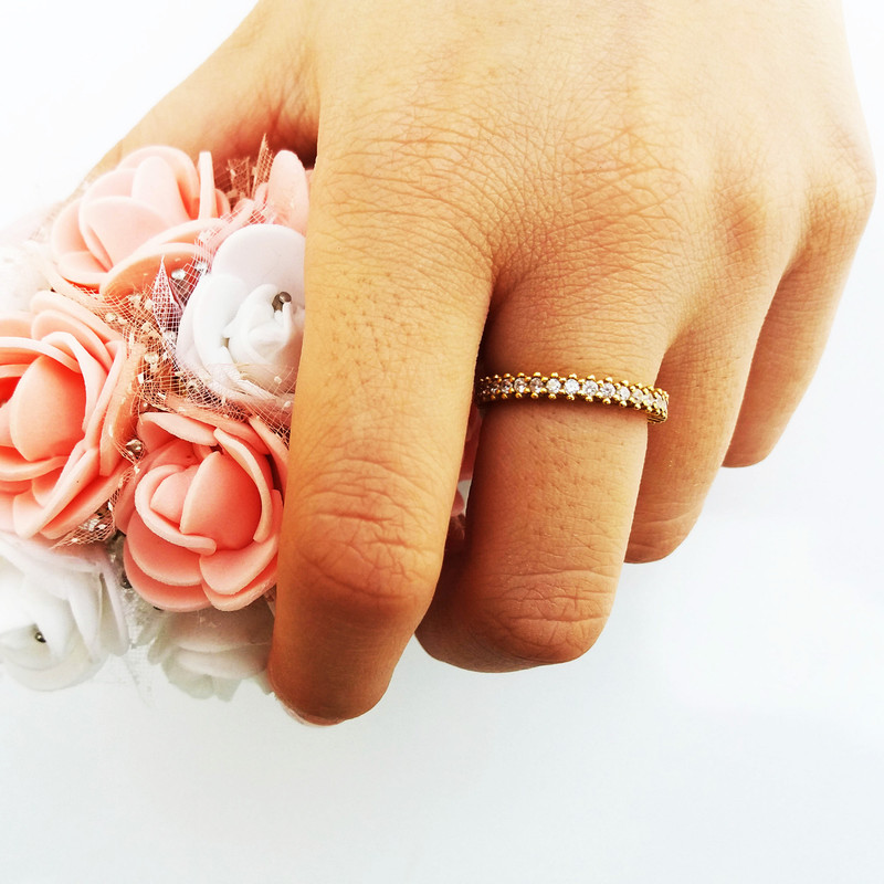 انگشتر نقره زنانه مدل پرنسس کد NG1411