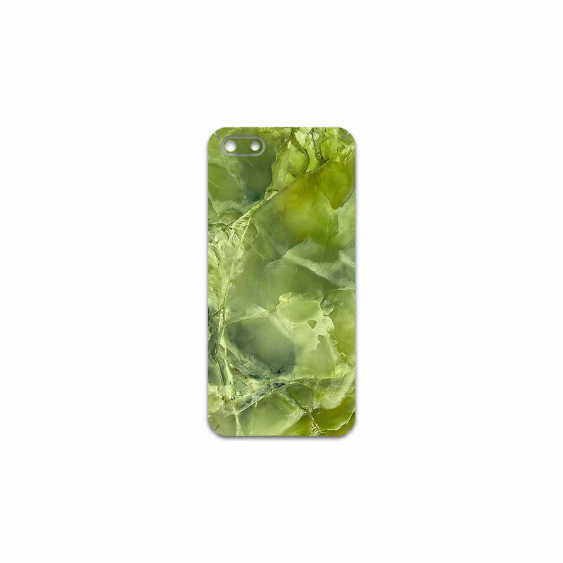 برچسب پوششی ماهوت مدل Green Crystal Marble مناسب برای گوشی موبایل هوآوی Y5 Lite