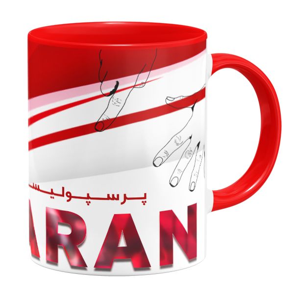 ماگ طرح پرسپولیسی ام مدل باران ماگ طرح پرسپولیسی ام مدل باران