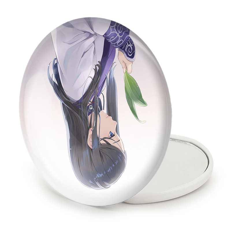 آینه جیبی خندالو طرح اسیرپا انیمه کامویی طلایی Golden Kamuy مدل تاشو کد 23751