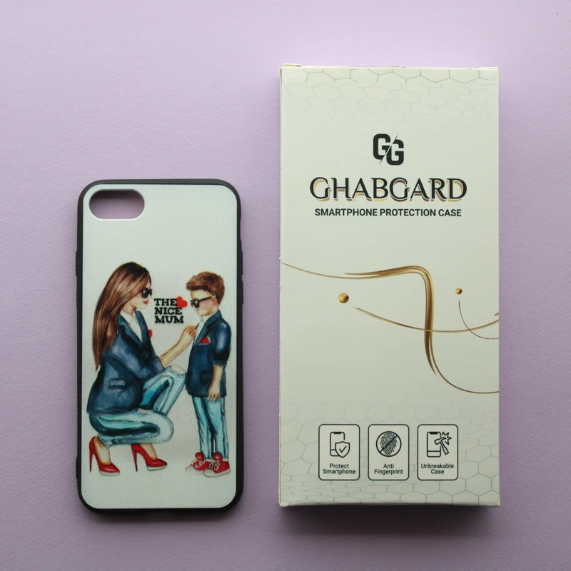 کاور قاب گارد مدل دور ژله ای دخترانه مناسب برای گوشی موبایل اپل iPhone 7/8/SE 2020/SE 2022