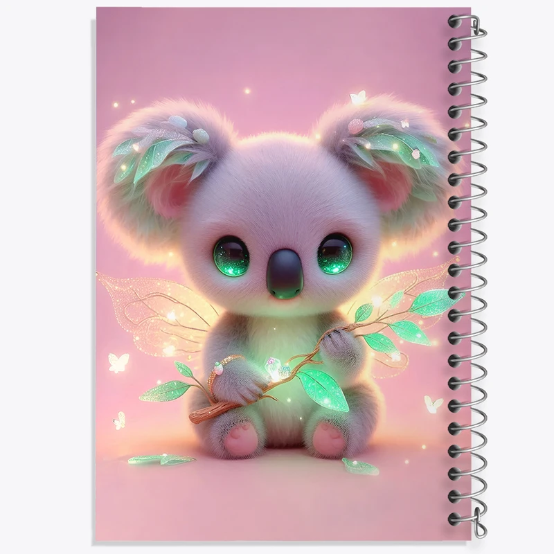 دفتر شطرنجی 50 برگ خندالو طرح کوآلا بامزه کد F5374