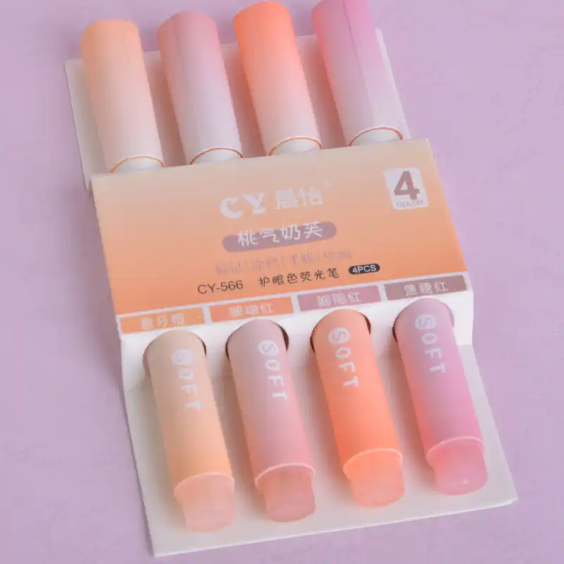 ماژیک علامت گذار مدل پاستلی بسته 4 عددی