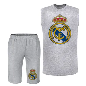 ست تاپ و شلوارک مردانه مدل رئال مادرید کد BA46 T