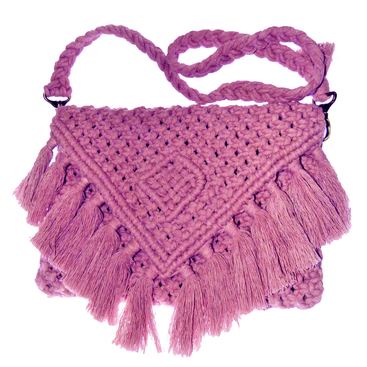 کیف بافتنی مکرومه مدل گره