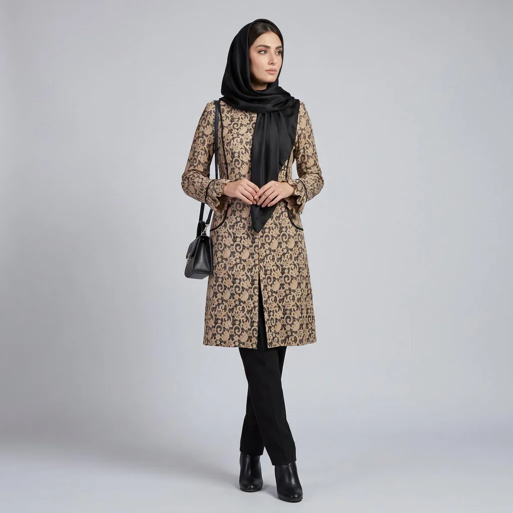 مانتو زنانه اثنا مدل MZD82 کد 592
