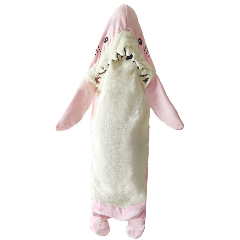 پتو کودک و نوزاد مدل کوسه‌ای سایز ۵۵×۱۲۰ سانتی متر