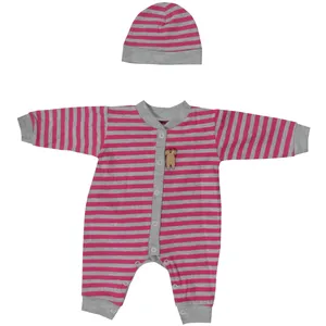 ست سرهمی و کلاه نوزادی مدل پاکوکو 3