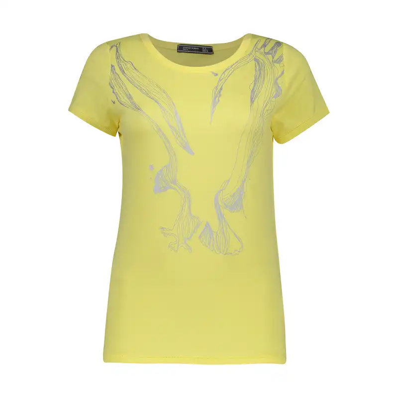 تی شرت آستین کوتاه زنانه مدل ZIBA-196254