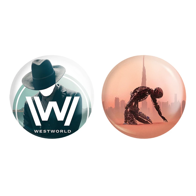 مگنت خندالو طرح سریال وست ورلد West World کد 1020210197 مجموعه 2 عددی