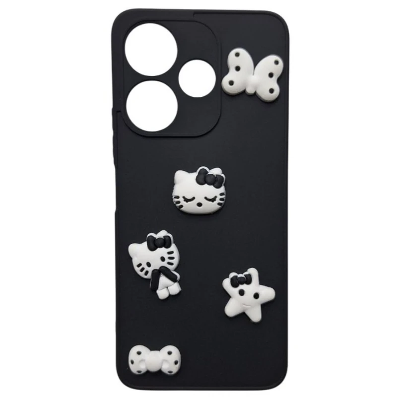 کاور طرح کیتی عروسکی مدل Redmi13 مناسب برای گوشی موبایل شیائومی Redmi 13 4G