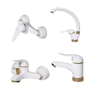 ست شیرآلات تیرداد مدل مروارید مجموعه چهار عددی