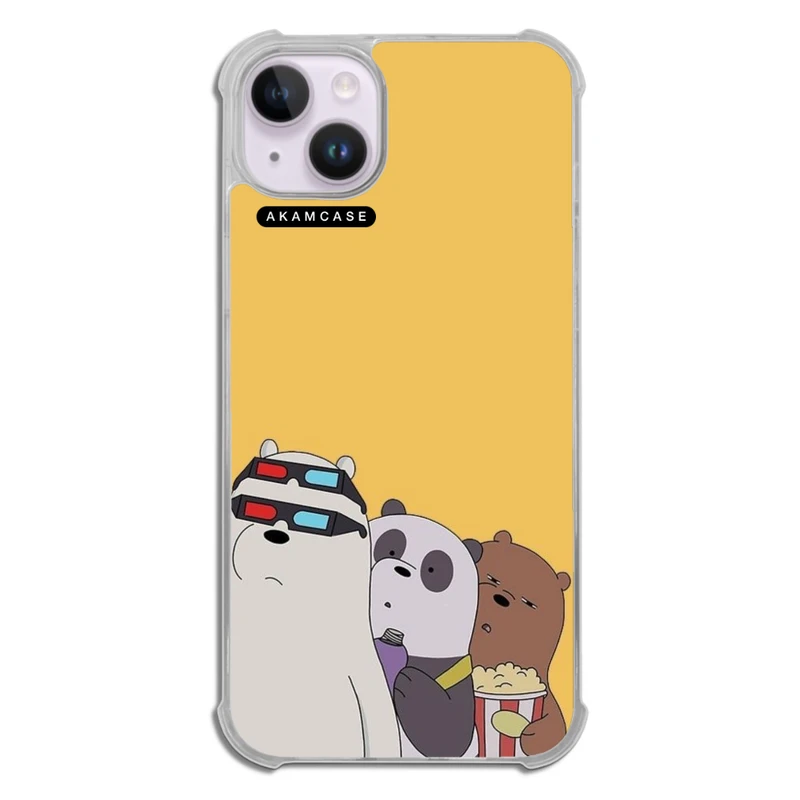 کاور آکام مدل AMCWTA14PLUS-BARE BEAR9 مناسب برای گوشی موبایل اپل iPhone 14 Plus