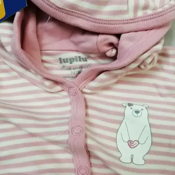 سویشرت نوزادی لوپیلو کد PK02 مجموعه دو عددی