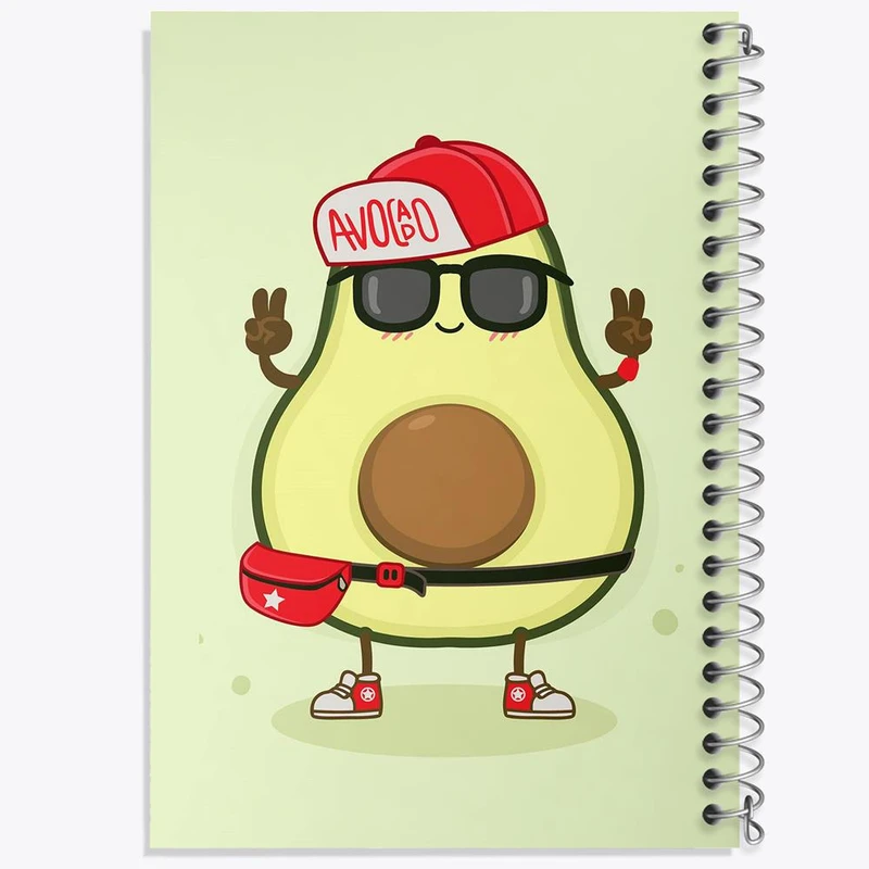 دفتر مشق 50 برگ خندالو مدل آووکادو کد 29582