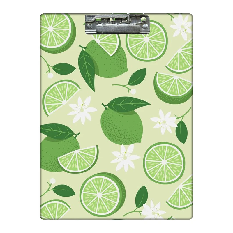 تخته شاسی طرح لیمو ترش و گل ها کد 3656133 سایز A4