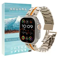 بند آکوآرا مدل Acero Magnet مناسب برای اپل واچ 49 میلیمتری سری Ultra / Ultra 2 / Ultra 3