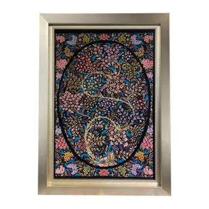  تابلو فرش دستبافت طرح باستانی کد 8771493