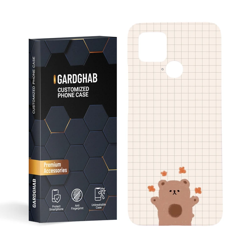 کاور گارد قاب مدل خرس مناسب برای گوشی موبایل شیائومی poco c40