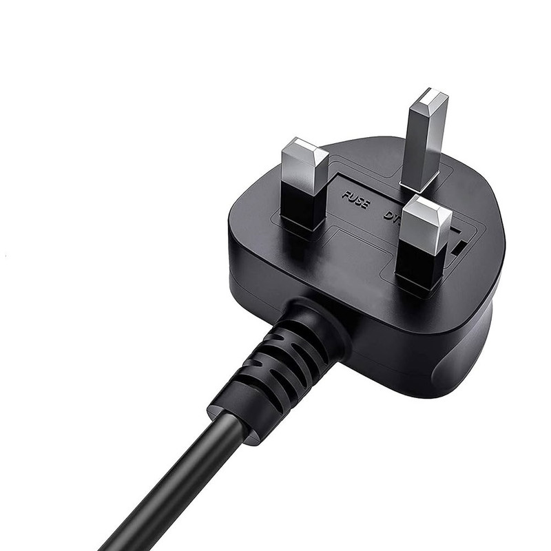 کابل برق سه پین منبع تغذیه لپ تاپ مدل Longwell LP-61L فیوز دار طول 1 متر