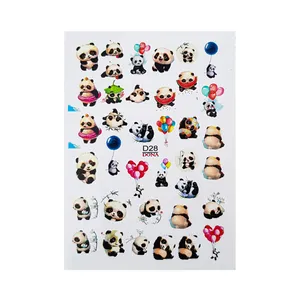 استیکر طراحی ناخن مدل پاندا