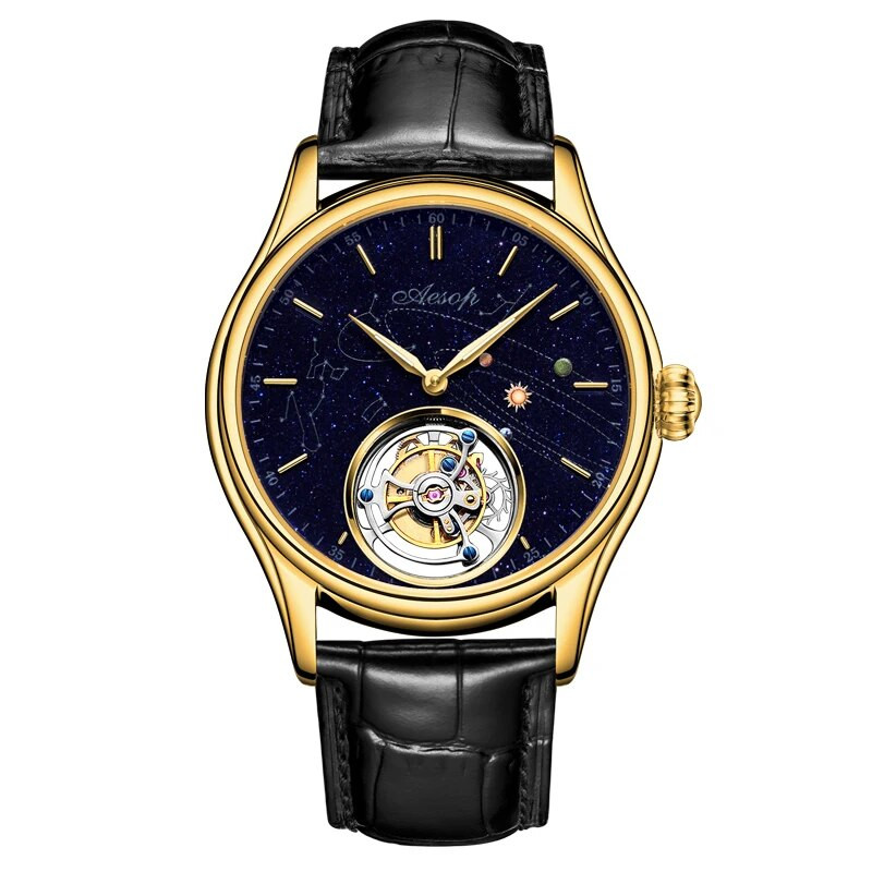 ساعت مچی عقربه ای مردانه آزوپ مدل Tourbillon