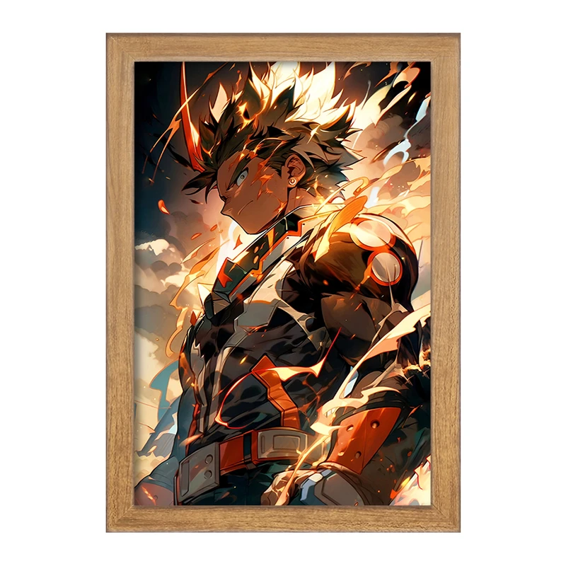 تابلو خندالو مدل انیمه آکادمی قهرمان من کد F4755