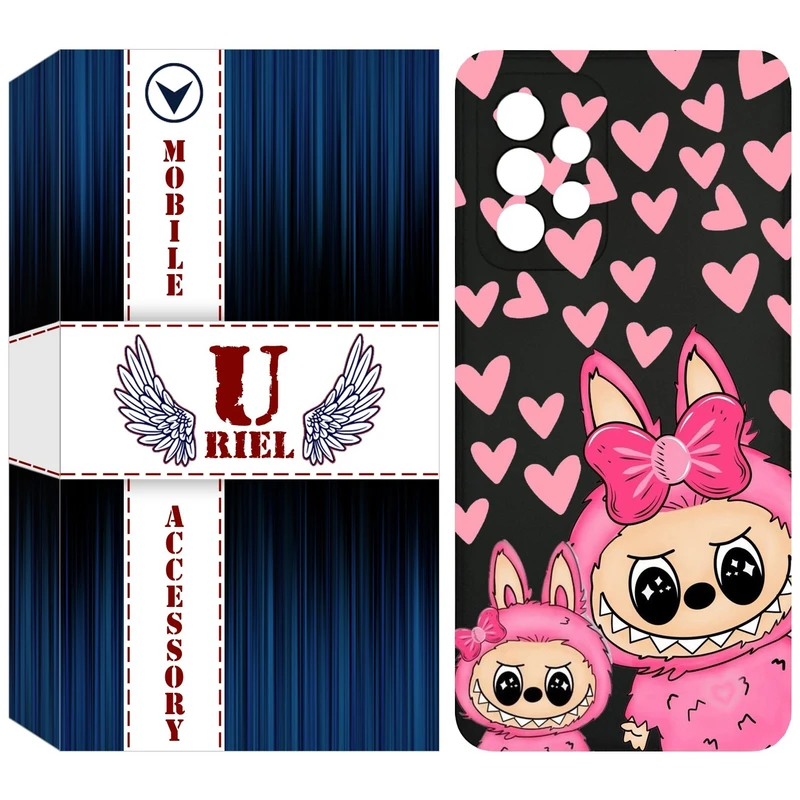 کاور یوریل مدل KSH کد 105 طرح عروسک لبوبو مناسب برای گوشی موبایل سامسونگ Galaxy A72